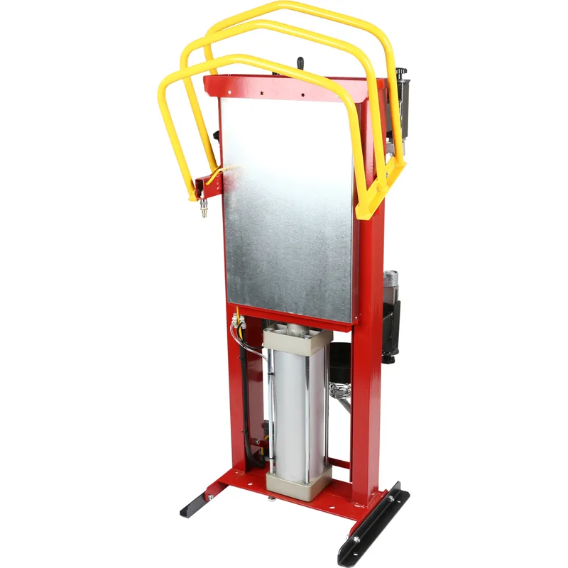 KS Tools 500.8800 Druckluft-Stand-Federspanner mit Sicherheitskäfig (Herstellerbild)